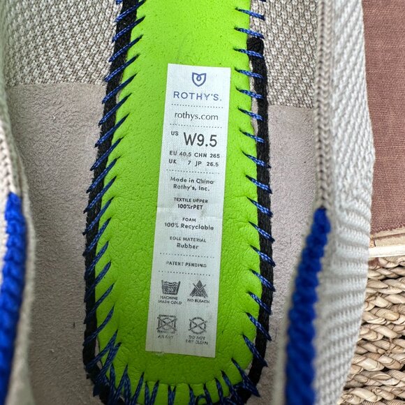 Rothy's The Loafer Linen Double Stitch Sz 9 1/2 - Picture 10 of 16